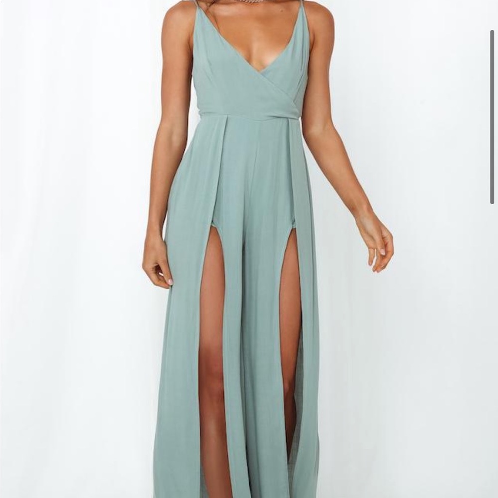 BEAUTIFUL THING JUMPSUIT GREEN